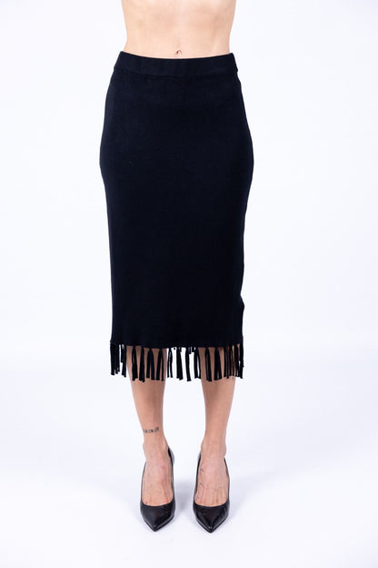 Susy Mix - Gonna lounguette con frange