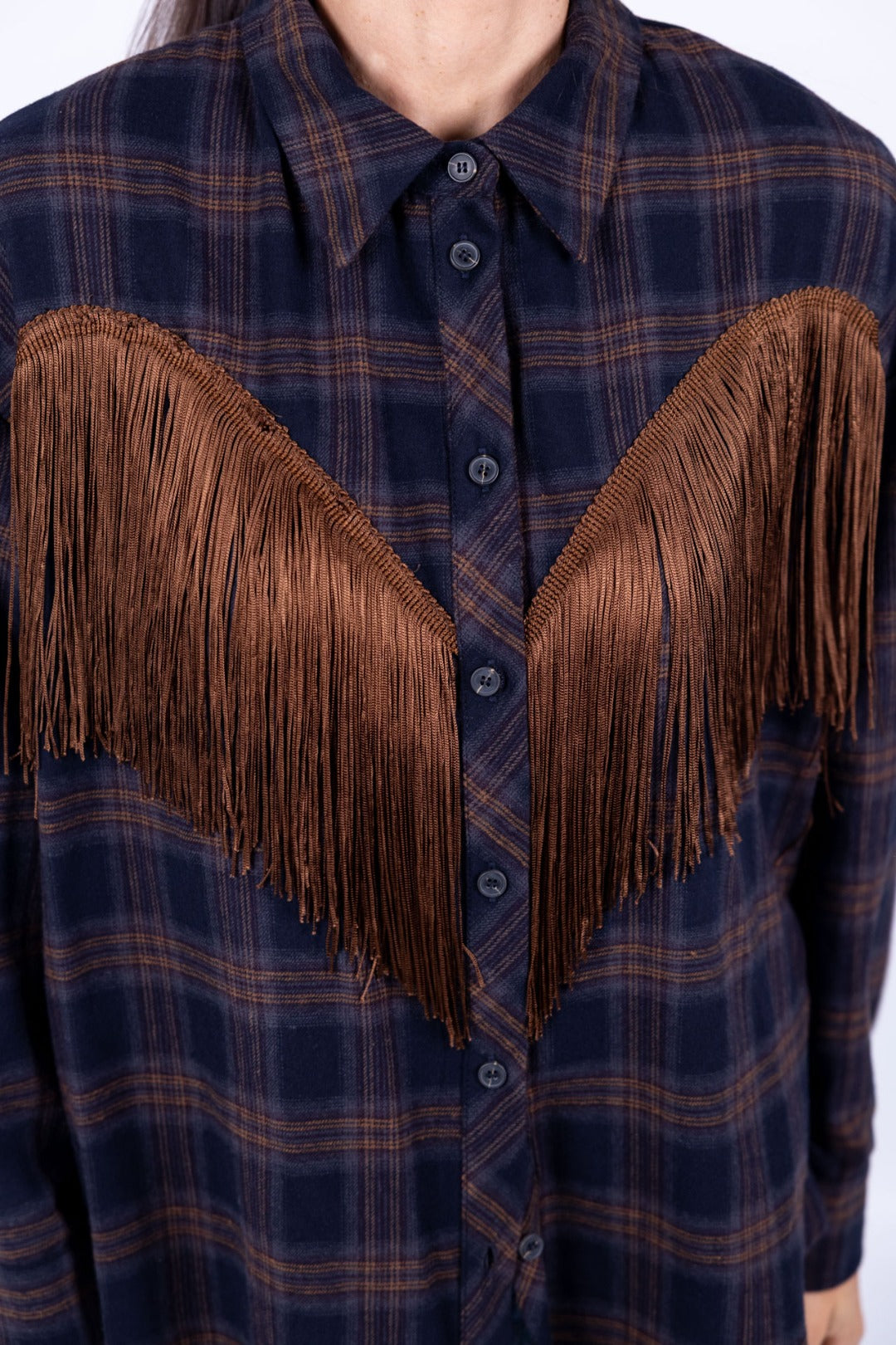 Tensione In - Camicia con frange