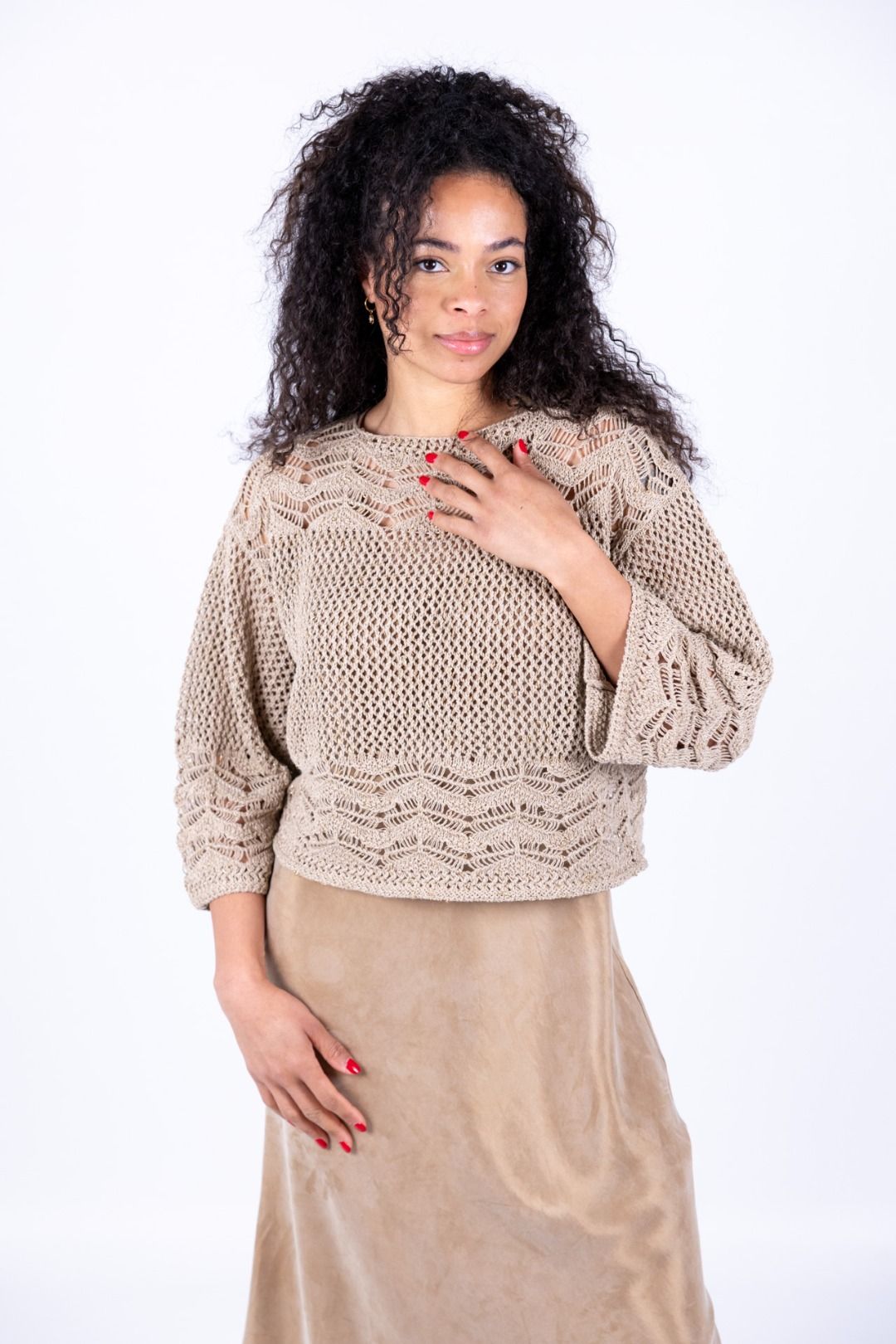 Emme - Maglia rete lurex