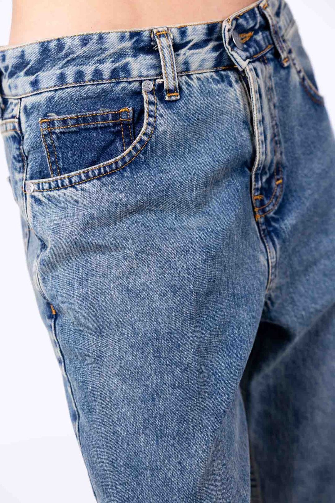 Susy Mix - Jeans dritto con risvolto