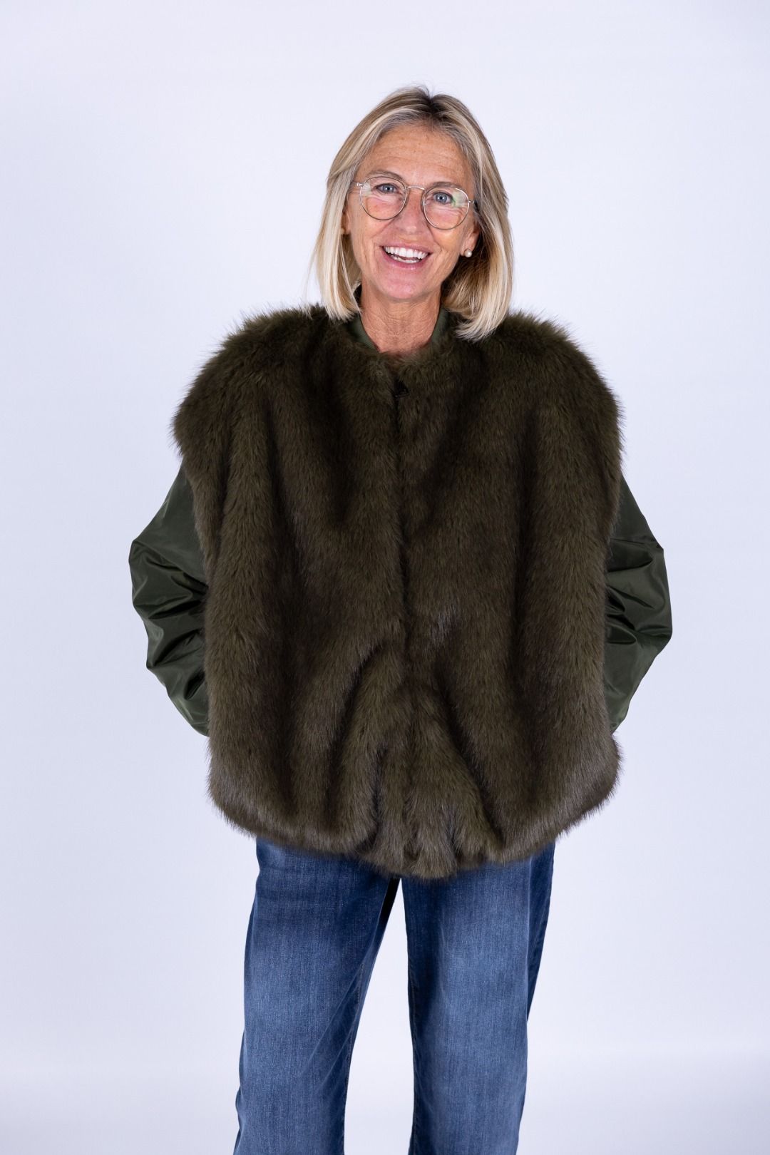 Susy Mix - Bomber con pelliccia