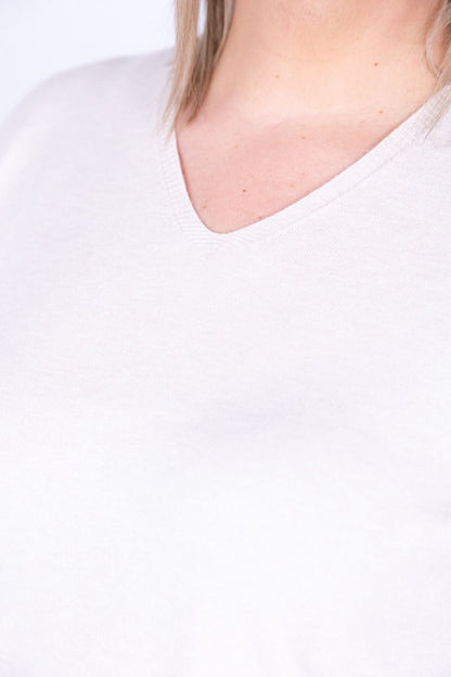 Dejavù - Maglia scollo a V con spacchetti