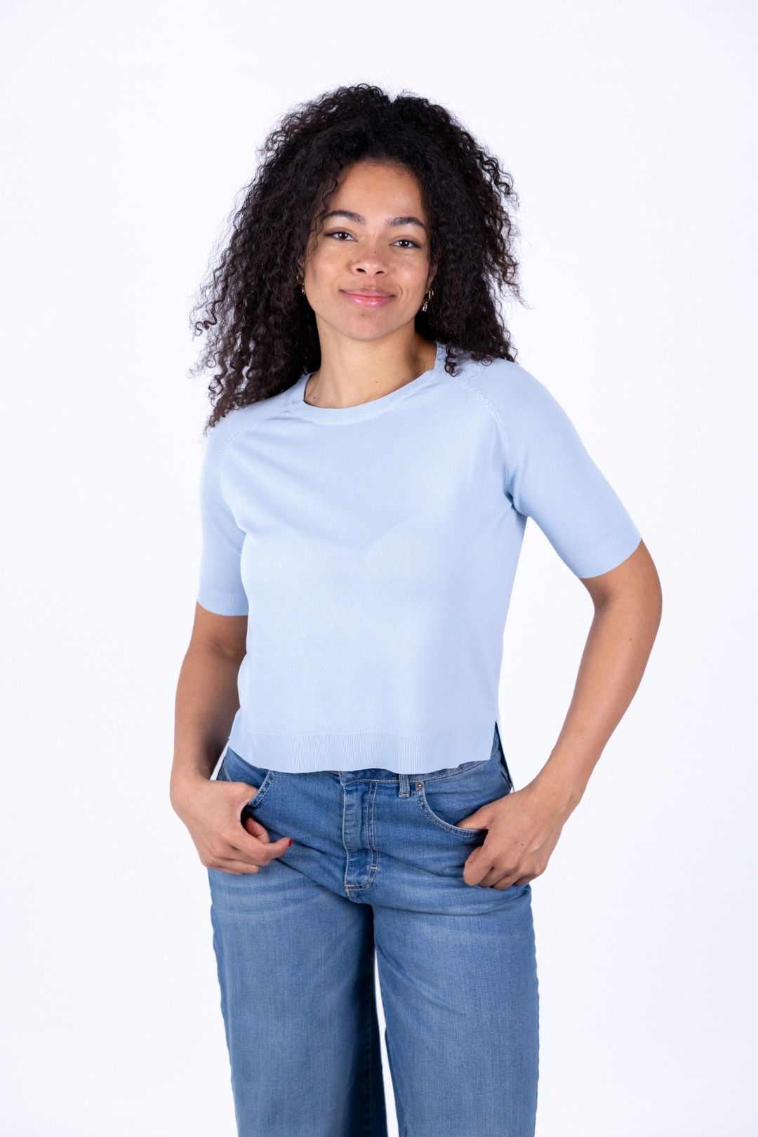 Novepuntouno - Maglia viscosa manica 3/4