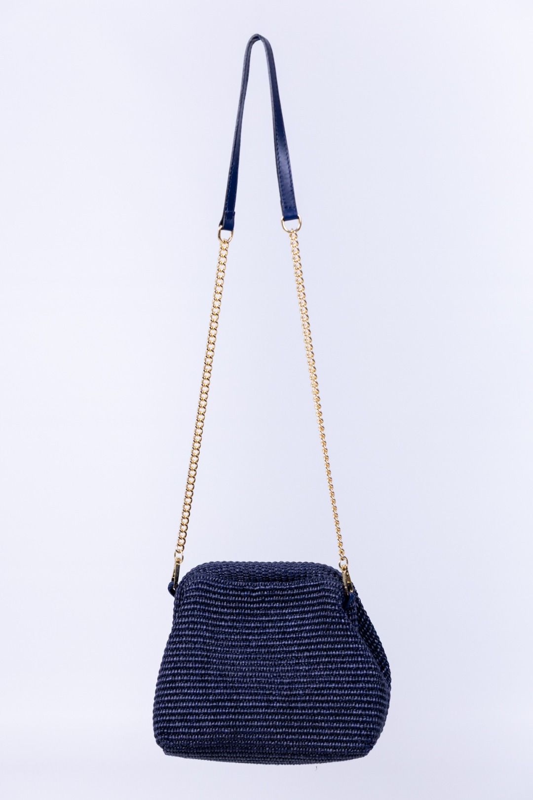 Gulp - Borsa in raffia con chiusura magnetica