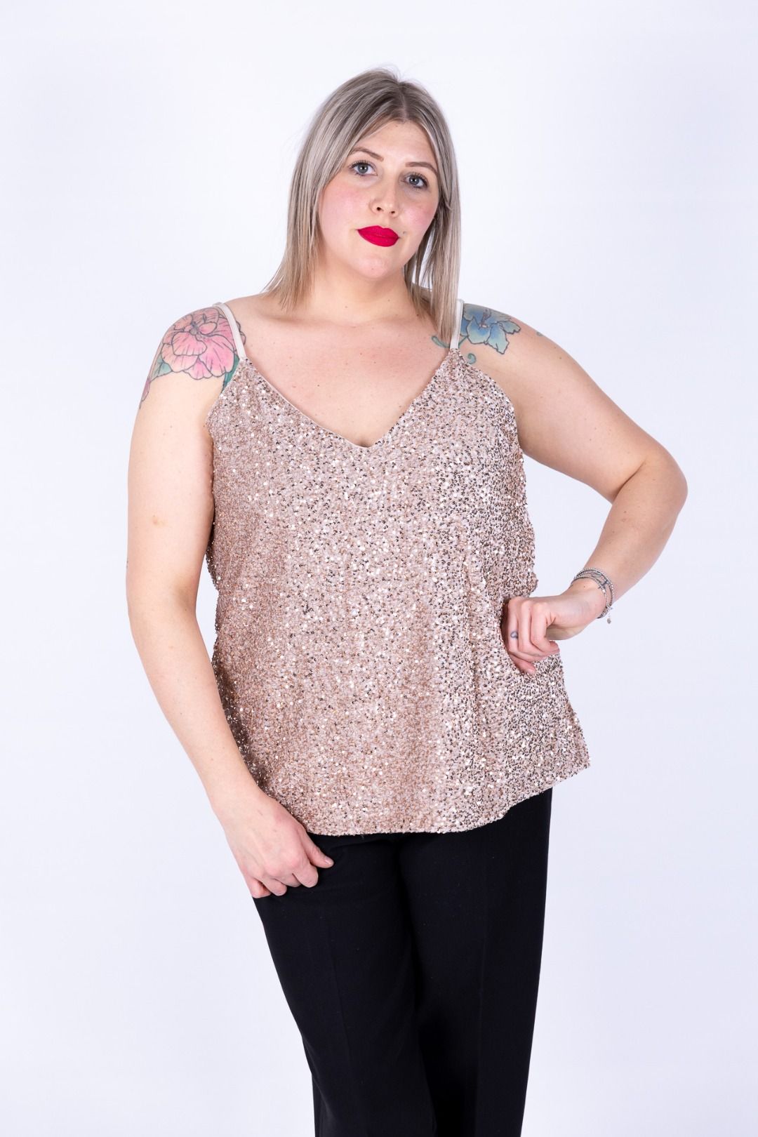 Susy Star - Top pailettes