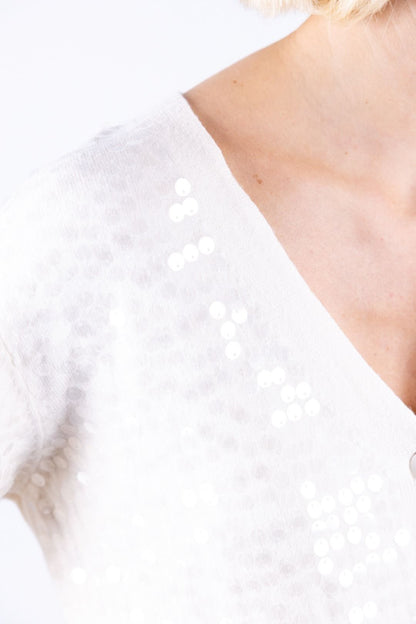 Susy Mix - Cardigan con paillettes