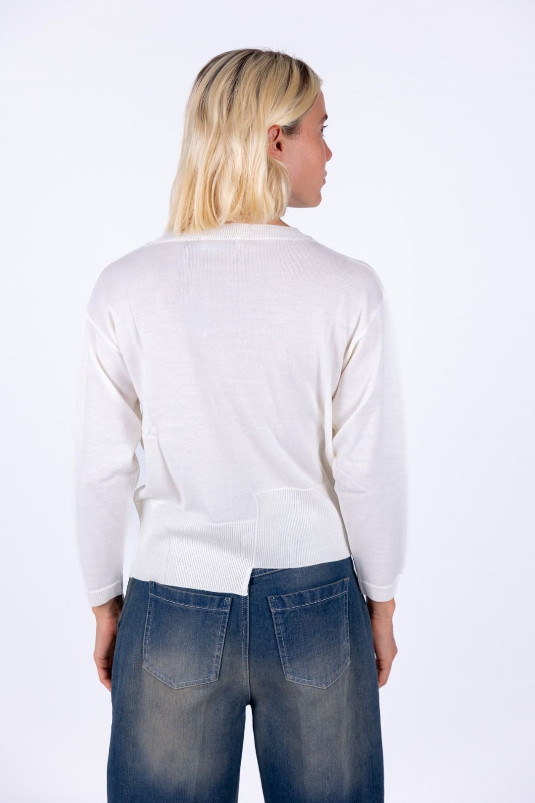 Bottega Artigiana - Maglia scatola collo giro