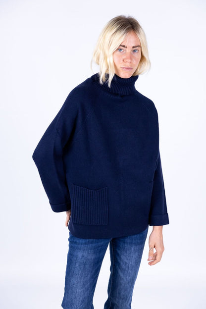 Decima Domus - Maglia collo alto con tasche