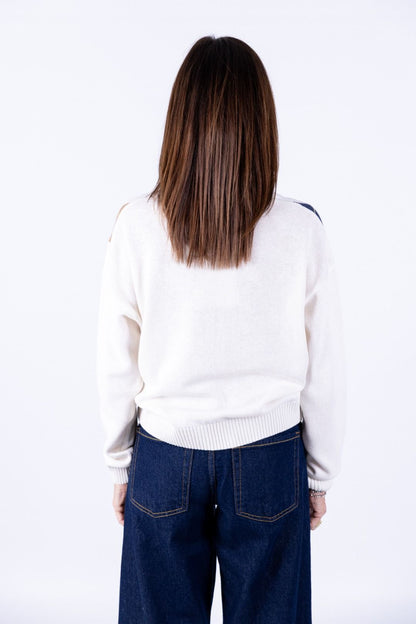 Tensione In - Cardigan rombi