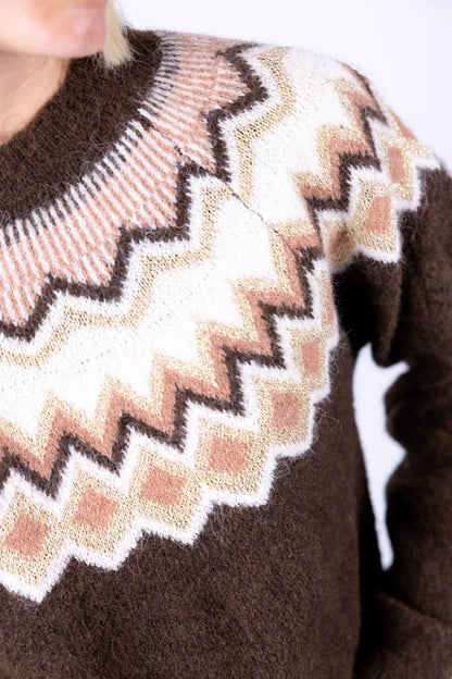 Susy Mix - Maglia jacquard lurex