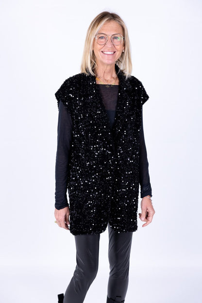 Le Streghe - Gilet paillettes