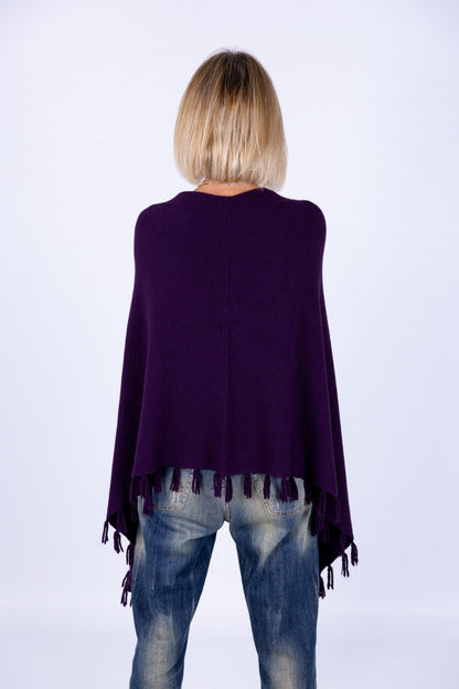 Arvs - Poncho con frange