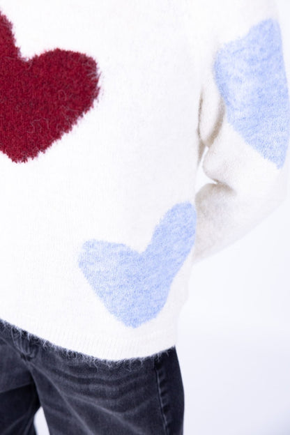 Susy Mix - Maglia con cuori