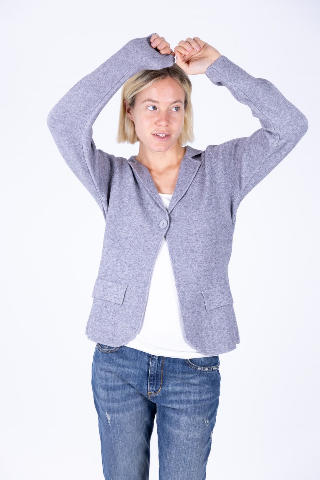 Decima Domus -  Giacchina con bottone finta taschina