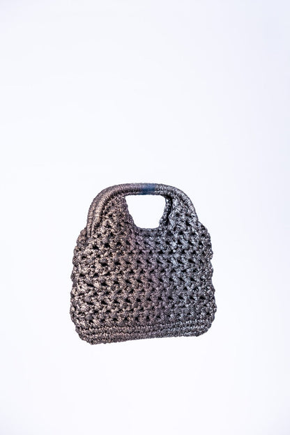 Gulp - Borsa intrecciata lurex