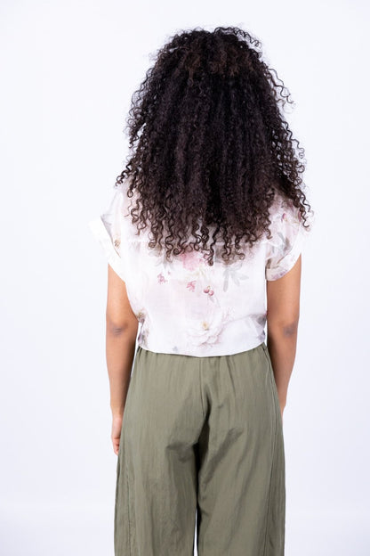 Susy Mix - Camicia fantasia tasca in paillettes