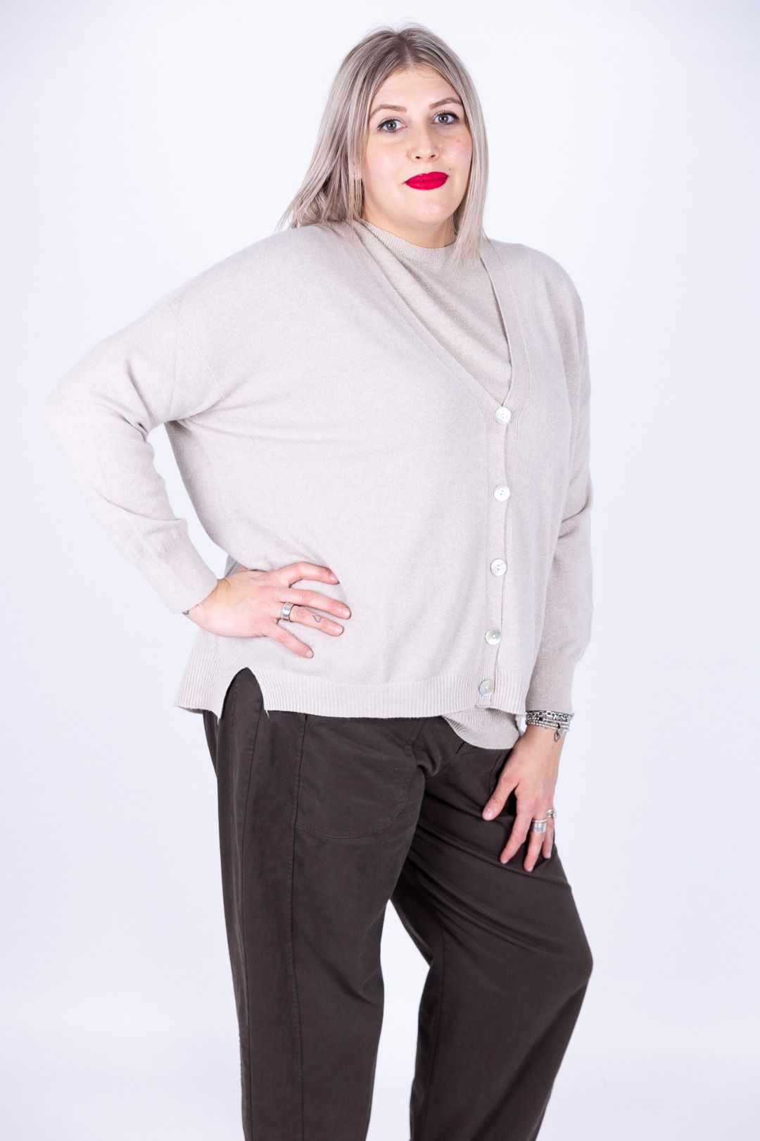Susy Star - Cardigan lurex