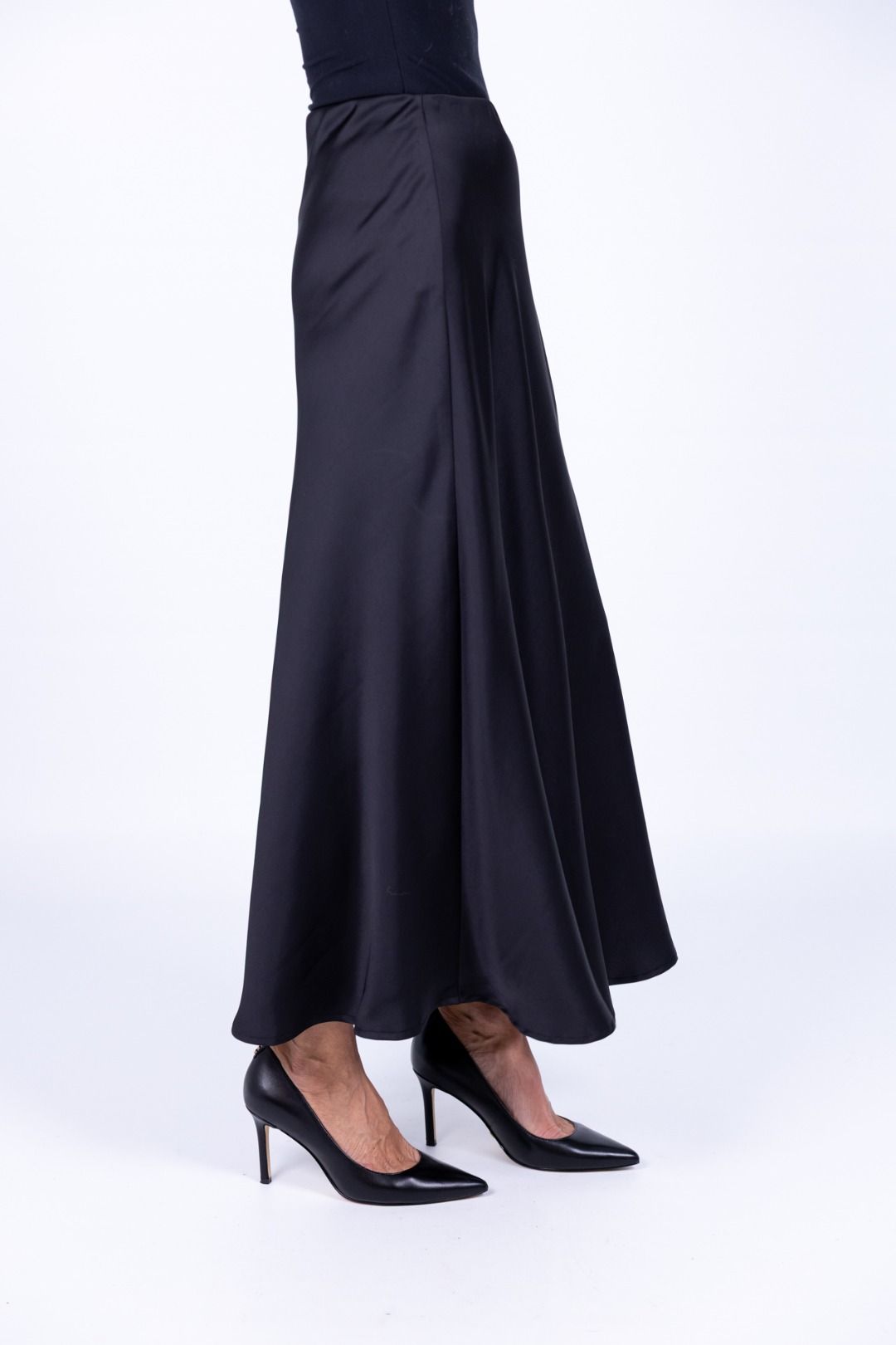 Tensione In - Gonna satin con spacco