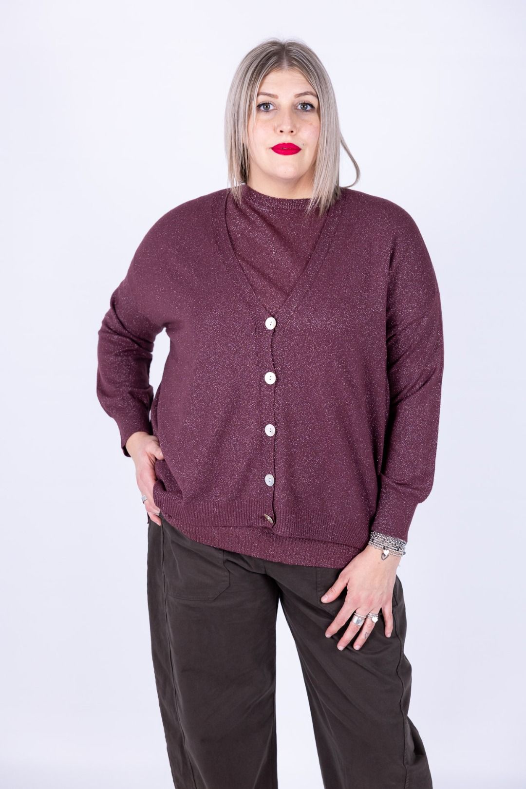 Susy Star - Cardigan lurex