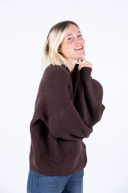 Susy Mix - Maglia girocollo mohair