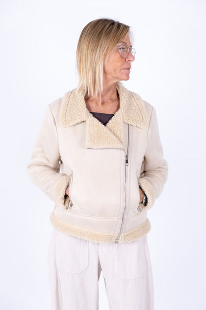 HaveOne - Giacca in eco montone