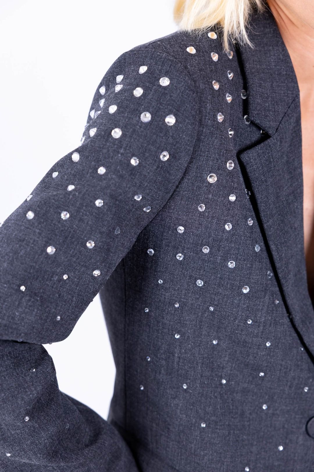 HaveOne - Giacca con strass
