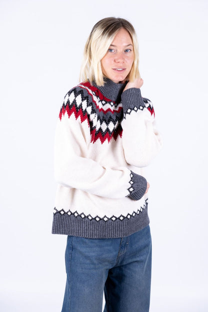 HaveOne - Girocollo rombi in lurex