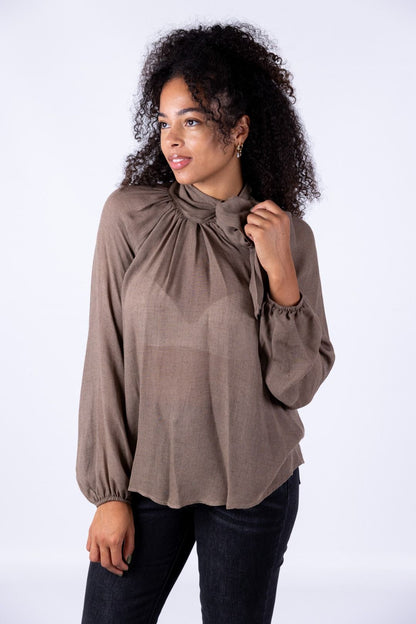 Susy Mix - Camicia con fiocco