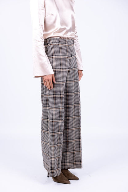 Surkana - Pantaloni ampi in jacquard