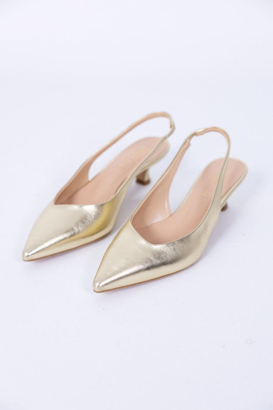 Ovye - Slingback platino