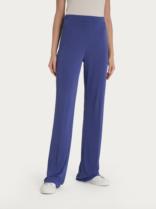 Ragno - Pantalone ampio in crepe satin