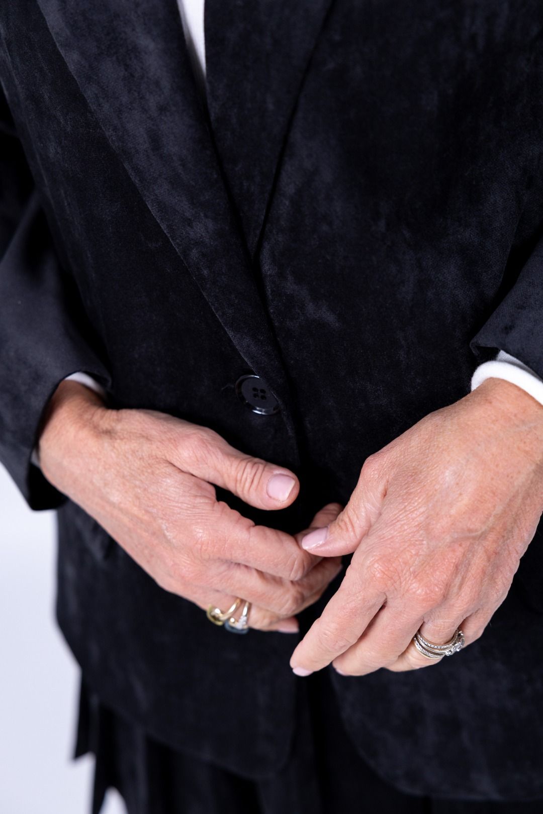 Susy Mix - Giacca di velluto liscio