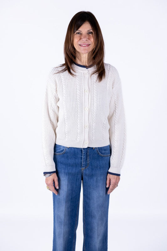 Tensione In - Cardigan a treccie