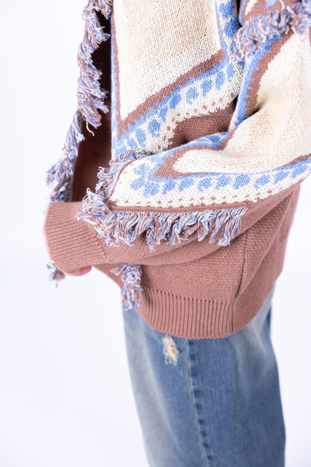 Tensione In - Cardigan rombi