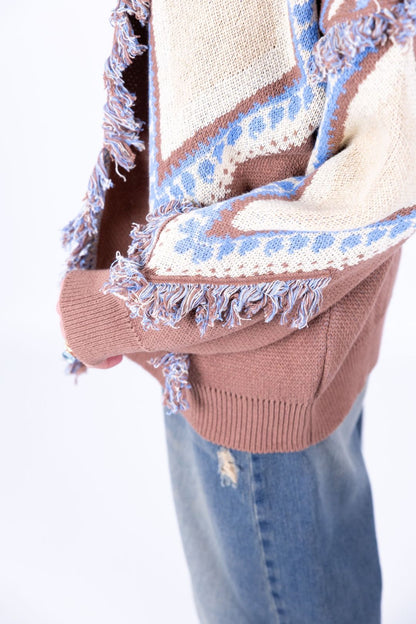 Tensione In - Cardigan rombi