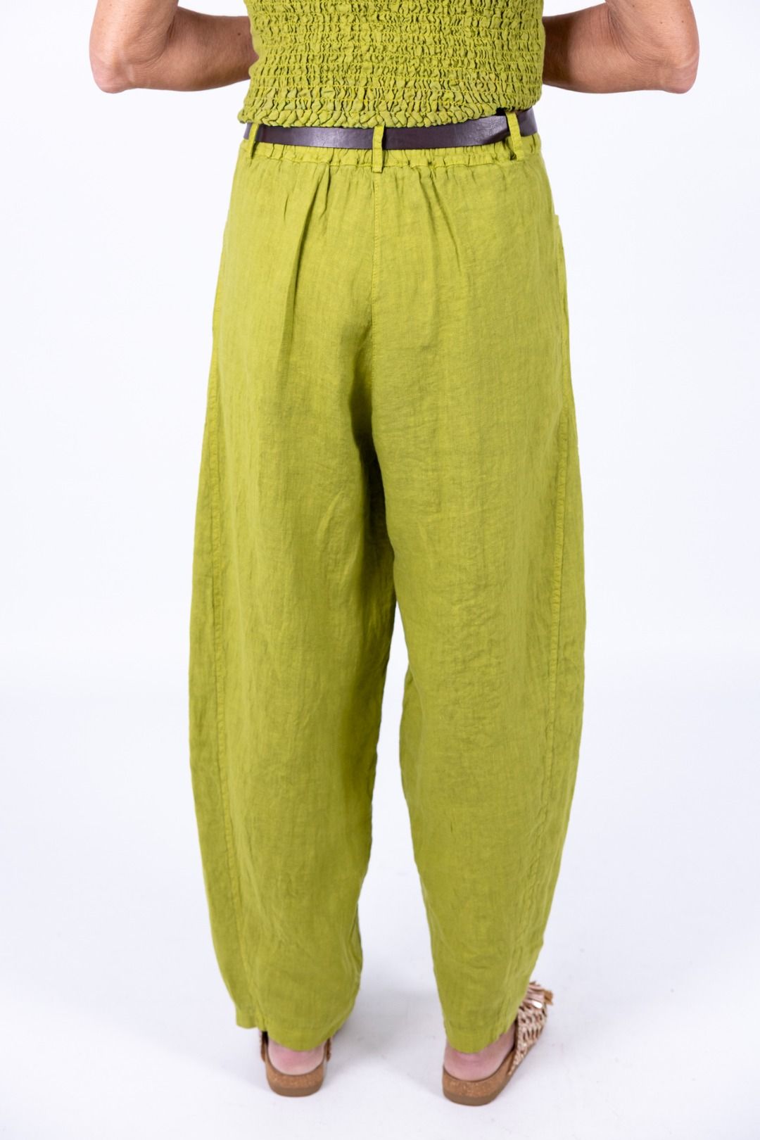 Susy Mix - Pantalone baggy in lino