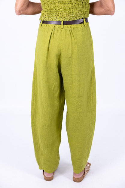 Susy Mix - Pantalone baggy in lino
