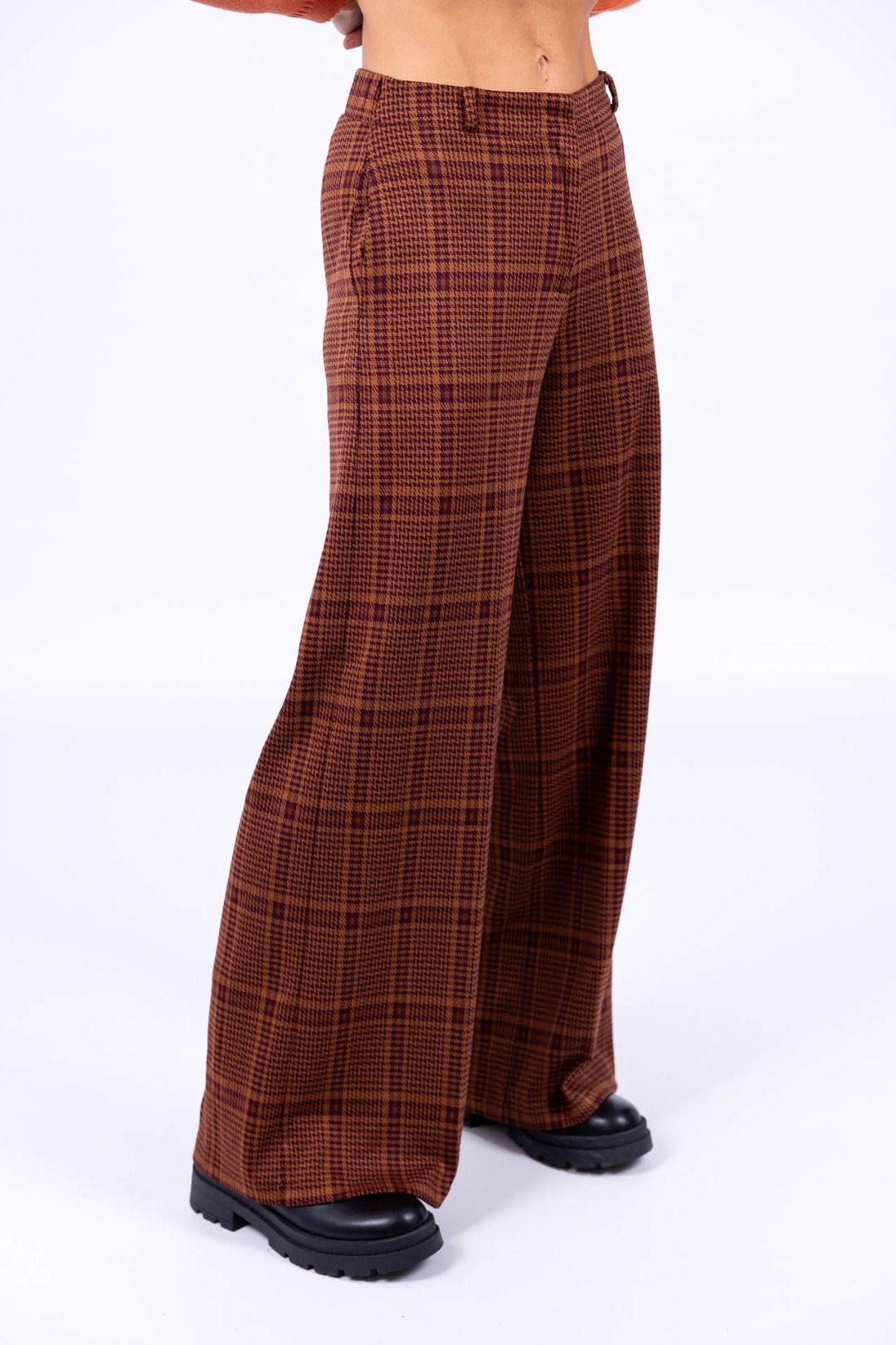 Surkana - Pantaloni ampi in jacquard