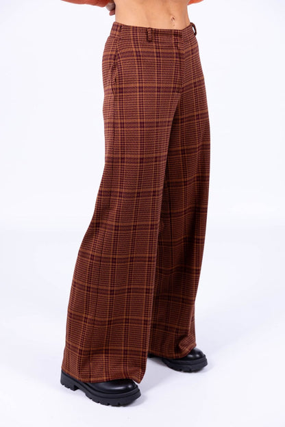 Surkana - Pantaloni ampi in jacquard