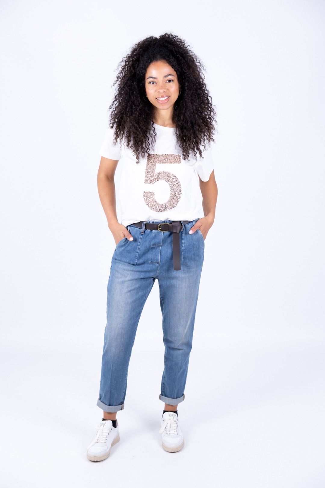 Susy Mix - Jeans c/molla e cintura