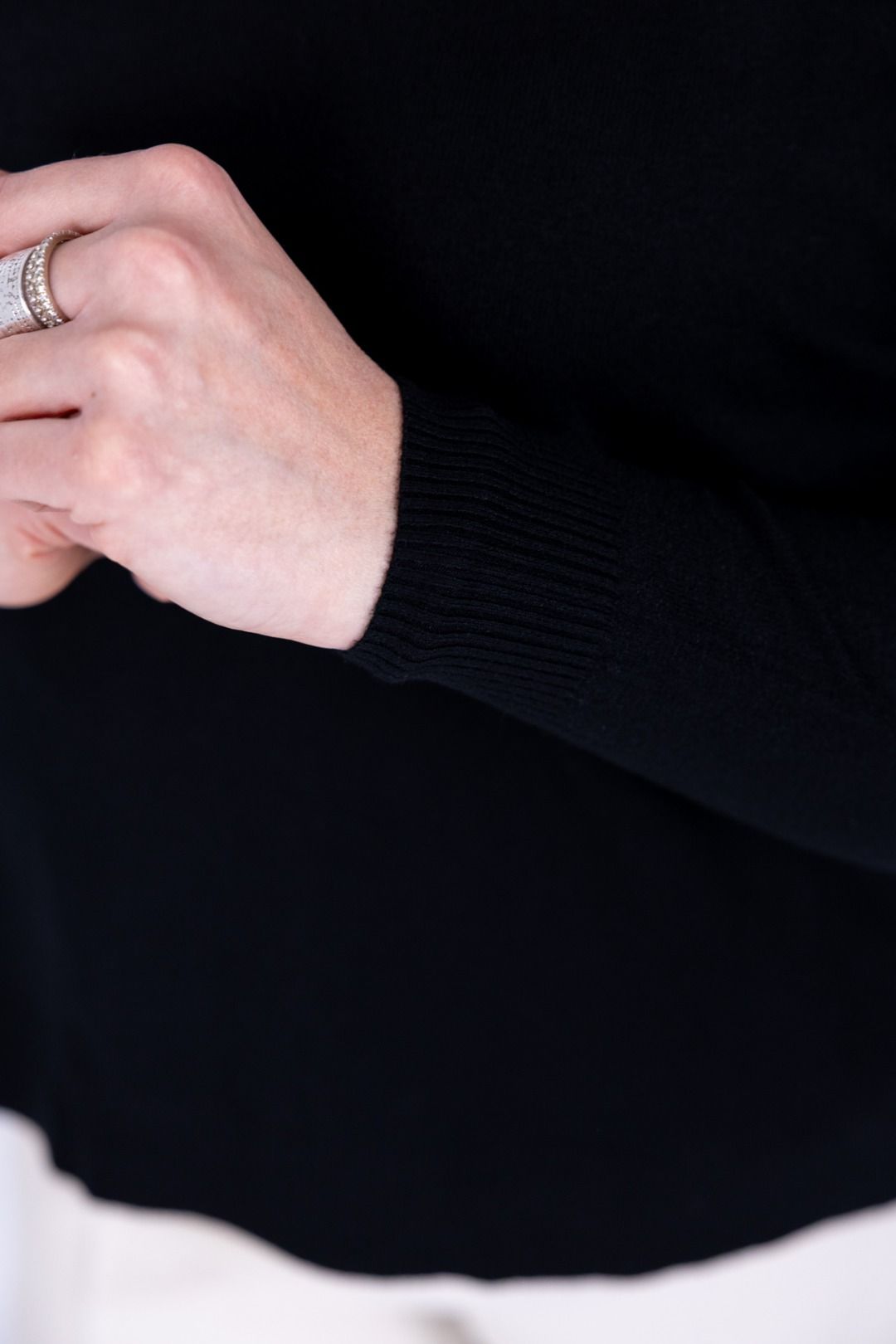 Dejavù - Maglia scollo a V con spacchetti