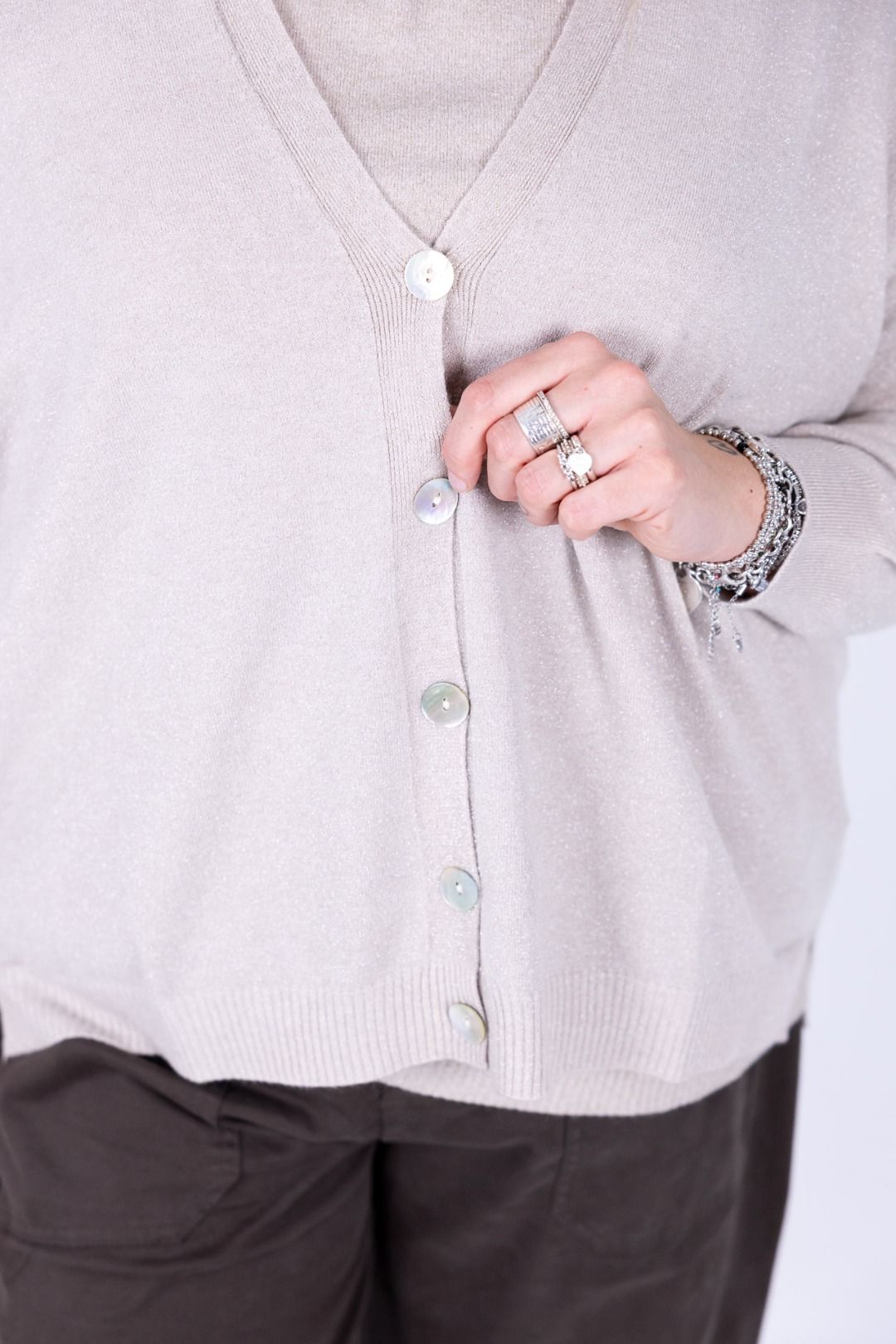 Susy Star - Cardigan lurex