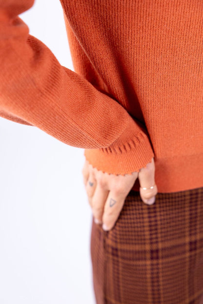 Surkana - Maglia slim collo lupetto