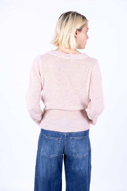 HaveOne - Cardigan con pizzo