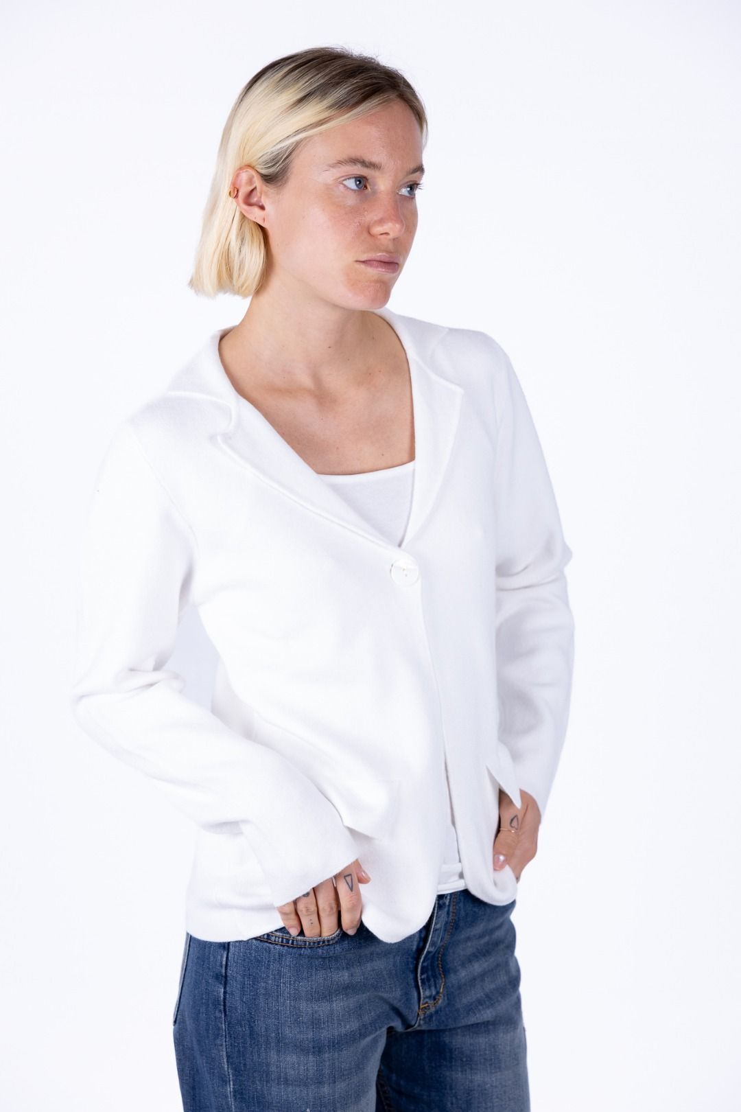 Decima Domus -  Giacchina con bottone finta taschina