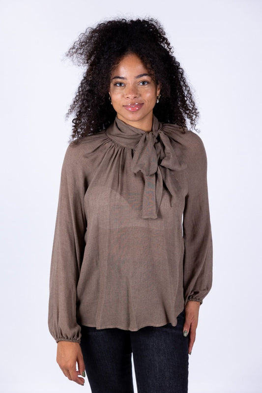 Susy Mix - Camicia con fiocco