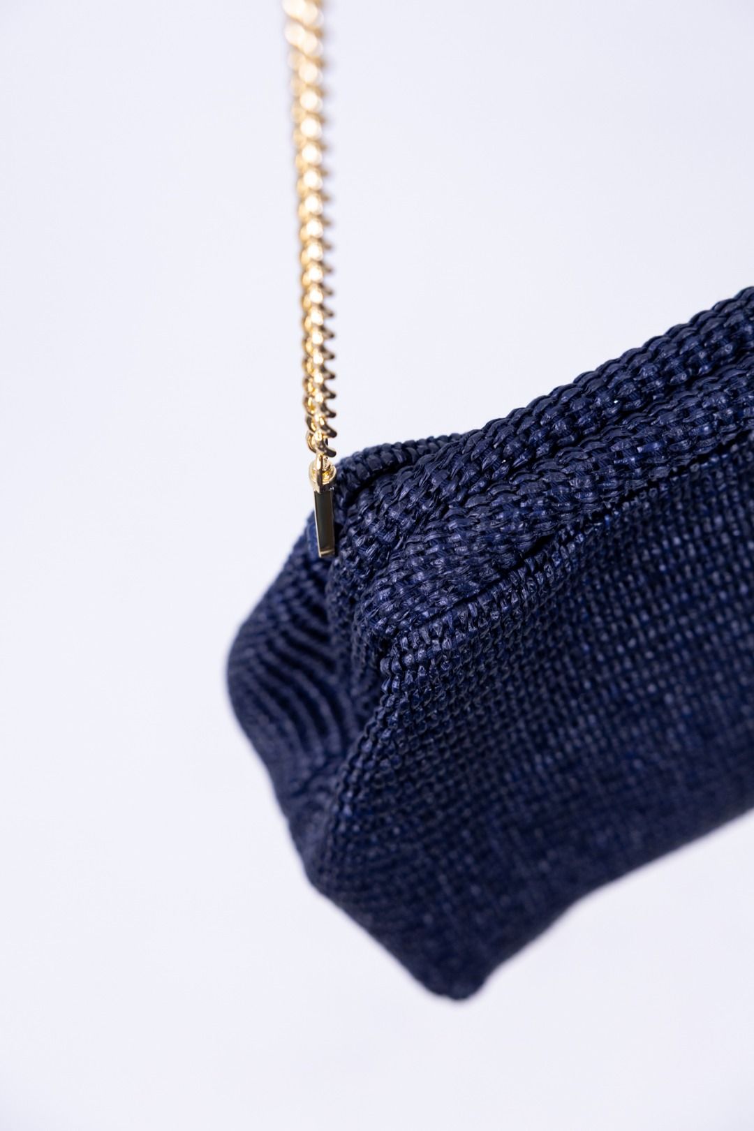 Gulp - Borsa in raffia con chiusura magnetica