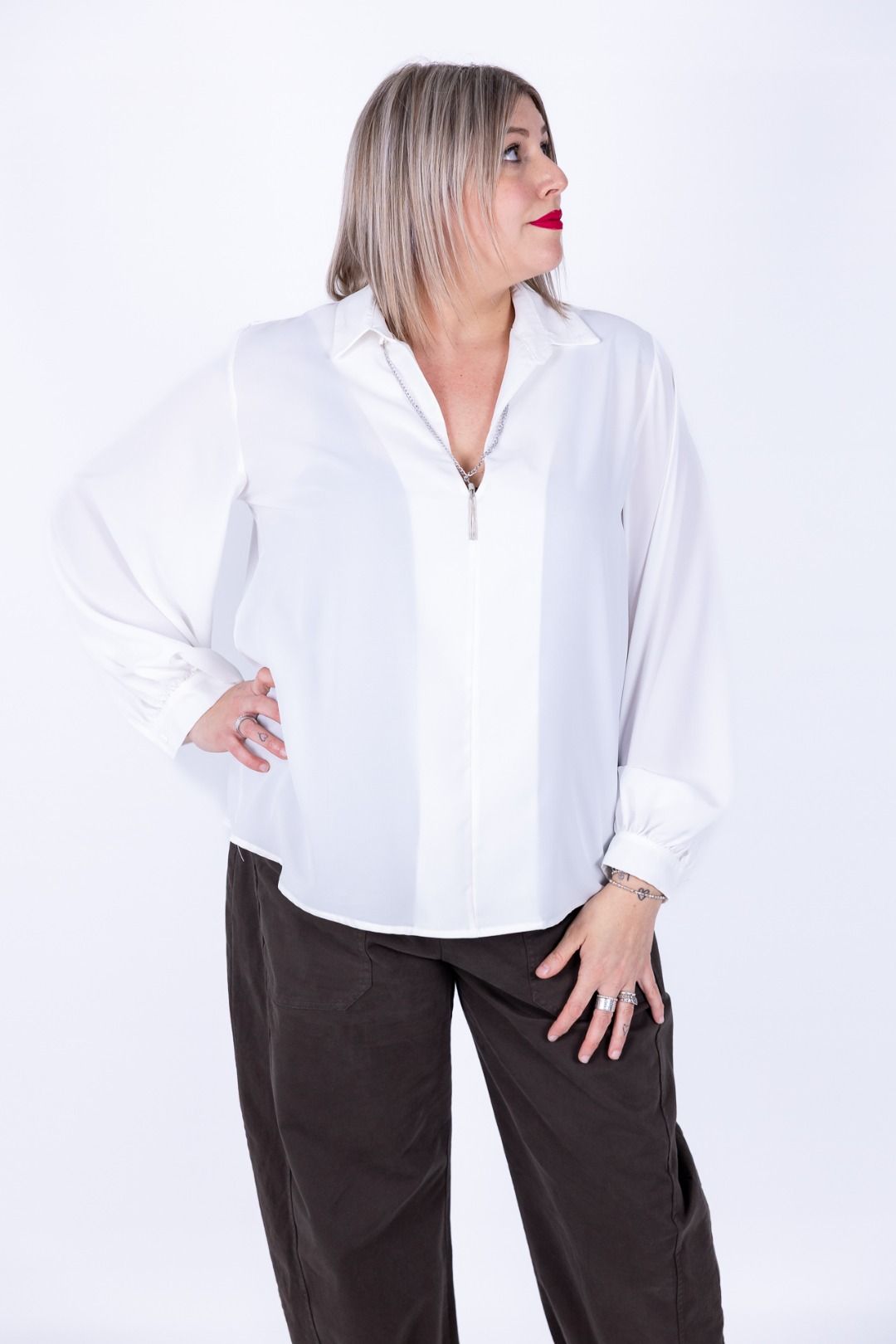 Susy Star - Blusa scollo V