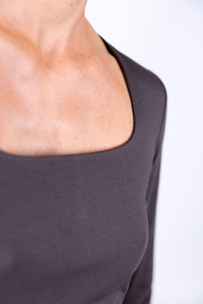 Susy Mix - Maglia scollo quadro