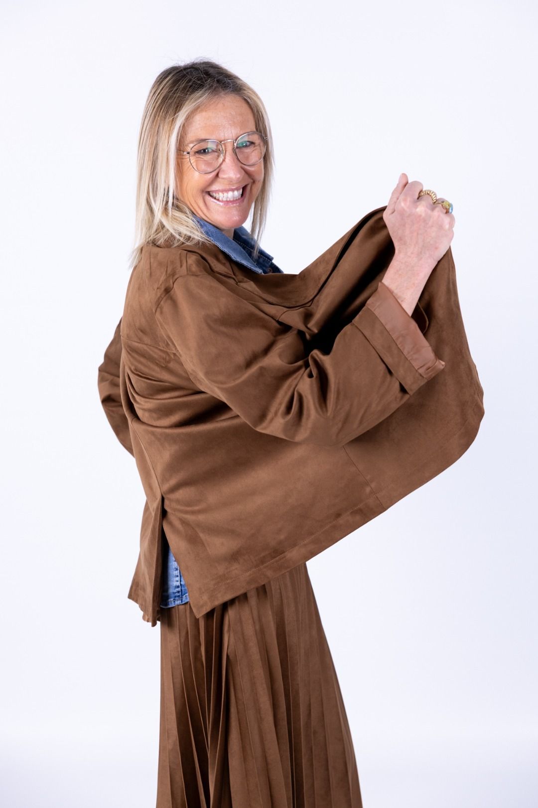 Susy Mix - Giacca Over in ecodainetto